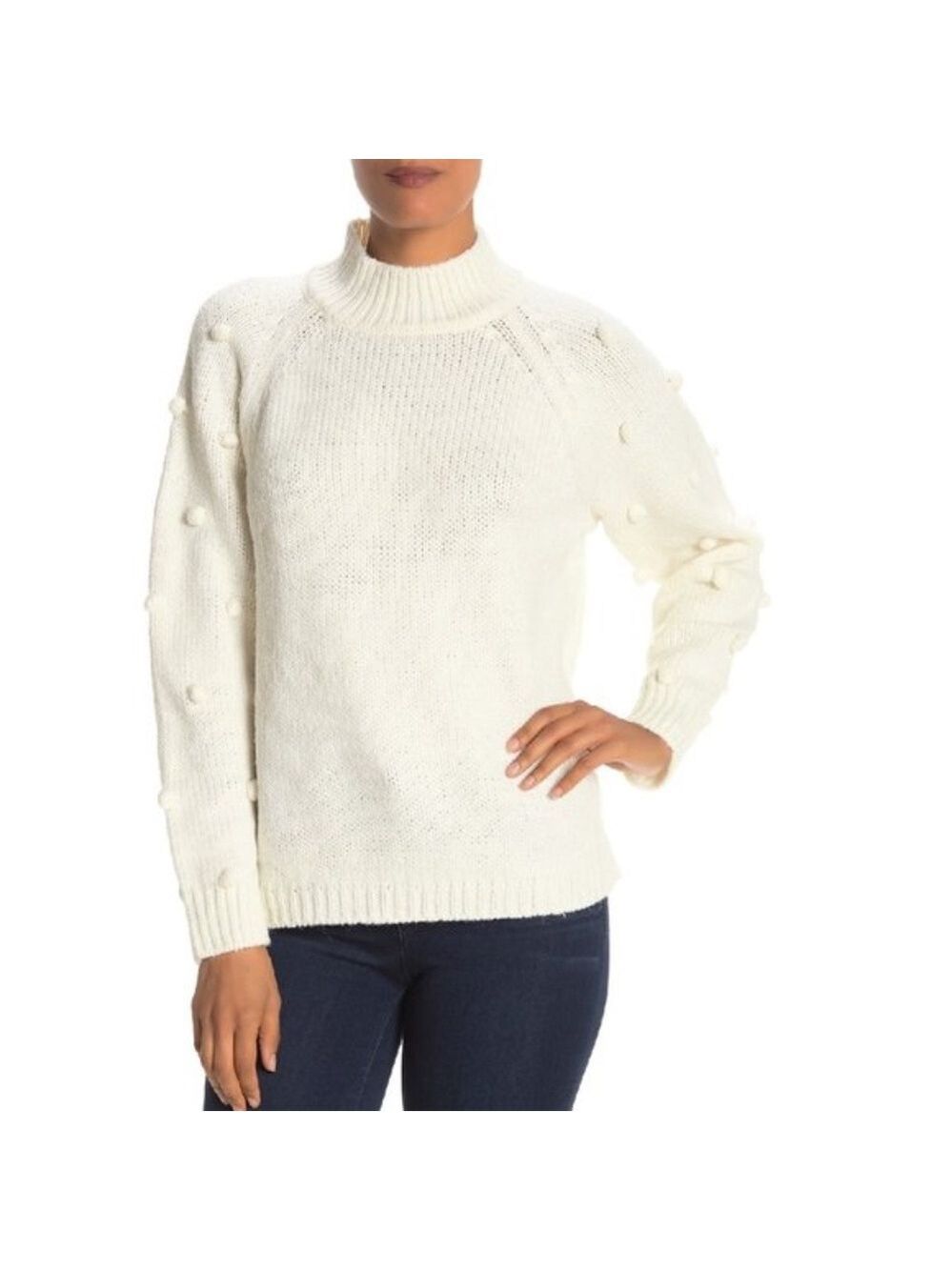 CeCe by Cynthia Steffe Pompom Sweater